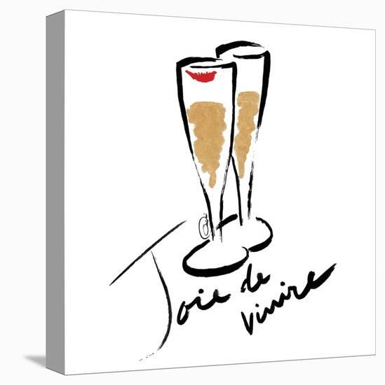 Joie de Vivire Champagne-OnRei-Stretched Canvas