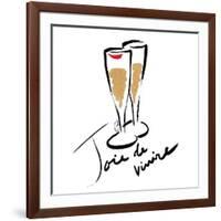 Joie de Vivire Champagne-OnRei-Framed Art Print