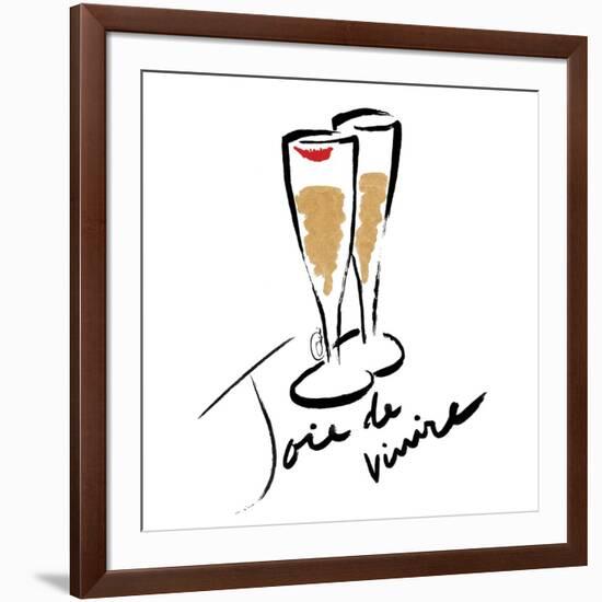 Joie de Vivire Champagne-OnRei-Framed Art Print