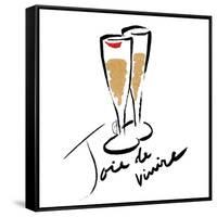 Joie de Vivire Champagne-OnRei-Framed Stretched Canvas