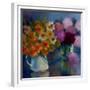 Joie des Fleur, 2021, (oil on canvas)-Lee Campbell-Framed Giclee Print