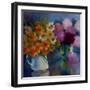 Joie des Fleur, 2021, (oil on canvas)-Lee Campbell-Framed Giclee Print