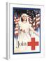 Join, American Red Cross-Walter W. Seaton-Framed Art Print