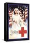 Join, American Red Cross-Walter W. Seaton-Framed Stretched Canvas