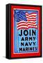 Join, Army, Navy, Marines-null-Framed Stretched Canvas