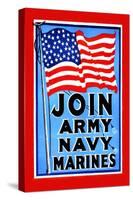 Join, Army, Navy, Marines-null-Stretched Canvas