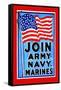 Join, Army, Navy, Marines-null-Framed Stretched Canvas