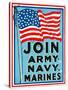 Join Army Navy Marines-null-Stretched Canvas