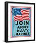 Join Army Navy Marines-null-Framed Giclee Print