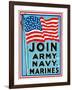 Join Army Navy Marines-null-Framed Giclee Print