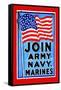 Join, Army, Navy, Marines-null-Framed Stretched Canvas