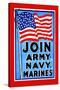 Join, Army, Navy, Marines-null-Stretched Canvas