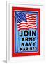 Join, Army, Navy, Marines-null-Framed Art Print