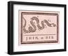 Join, or Die, Pub. 1754 (Woodcut)-Benjamin Franklin-Framed Giclee Print