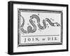 Join or Die-null-Framed Photographic Print