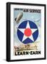 Join the Air Service'- American Recruiting Poster-null-Framed Giclee Print