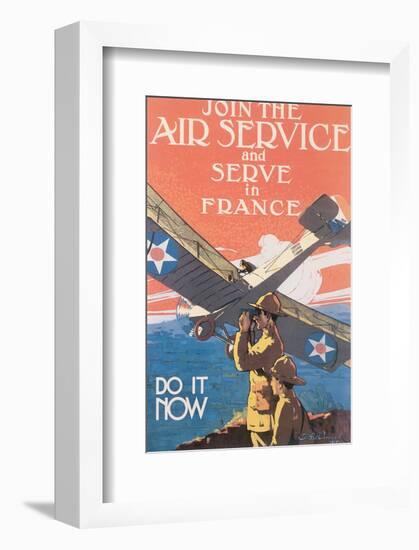 Join The Air Service And Serve In France-J^ Paul Verrees-Framed Premium Giclee Print