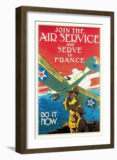 Join the Air Service and Serve in France-Jozef Paul Verrees-Framed Art Print