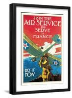 Join the Air Service and Serve in France-Jozef Paul Verrees-Framed Art Print