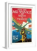 Join the Air Service and Serve in France-Jozef Paul Verrees-Framed Art Print