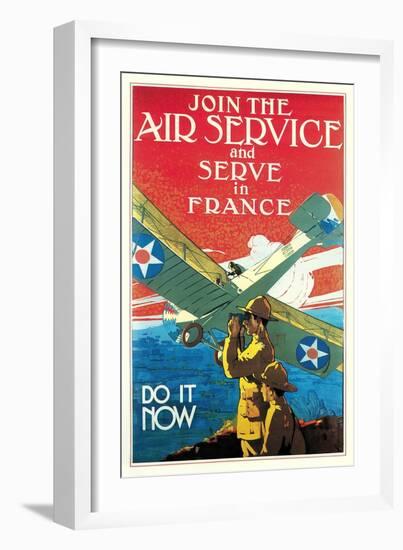 Join the Air Service and Serve in France-Jozef Paul Verrees-Framed Art Print