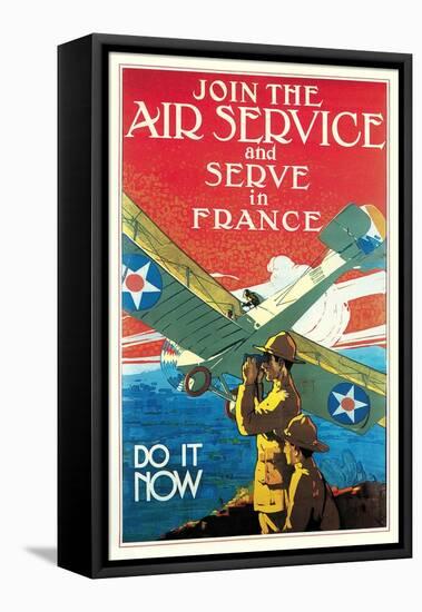 Join the Air Service and Serve in France-Jozef Paul Verrees-Framed Stretched Canvas