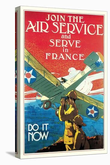 Join the Air Service and Serve in France-Jozef Paul Verrees-Stretched Canvas