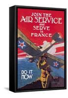 Join the Air Service and Serve in France-Jozef Paul Verrees-Framed Stretched Canvas