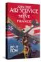 Join the Air Service and Serve in France-Jozef Paul Verrees-Stretched Canvas