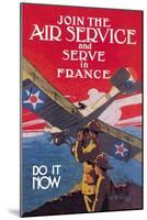 Join the Air Service and Serve in France-Jozef Paul Verrees-Mounted Art Print