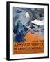 "Join the Army Air Service, Be an American Eagle!", c.1917-Charles Livingston Bull-Framed Giclee Print