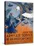 "Join the Army Air Service, Be an American Eagle!", c.1917-Charles Livingston Bull-Stretched Canvas