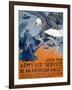 "Join the Army Air Service, Be an American Eagle!", c.1917-Charles Livingston Bull-Framed Premium Giclee Print