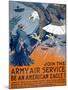 "Join the Army Air Service, Be an American Eagle!", c.1917-Charles Livingston Bull-Mounted Premium Giclee Print