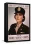 Join the Army Nurse Corps, 1943 Recruiting Poster For US Army Nurses-null-Framed Stretched Canvas
