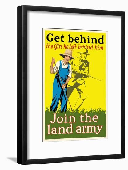 Join the Land Army-null-Framed Poster