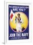 Join the Navy, c.1914-null-Framed Art Print