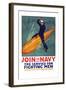 Join the Navy, the Service for Fighting Men, c.1917-Richard Fayerweather Babcock-Framed Art Print