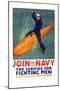 Join the Navy, the Service for Fighting Men, c.1917-Richard Fayerweather Babcock-Mounted Art Print