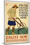 Join the United States School Garden Army - Enlist Now, 1918-Edward Penfield-Mounted Giclee Print