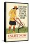 Join the United States School Garden Army-Edward Penfield-Framed Stretched Canvas