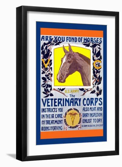 Join the Veterinary Corps-Horst Schreck-Framed Art Print