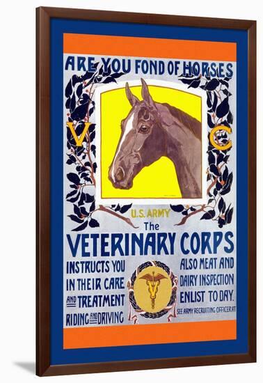 Join the Veterinary Corps-Horst Schreck-Framed Premium Giclee Print