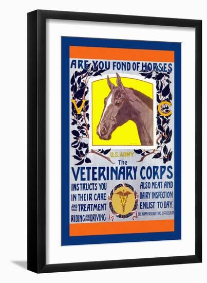 Join the Veterinary Corps-Horst Schreck-Framed Art Print