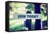 Join Today Sign-Gajus-Framed Stretched Canvas