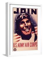 Join U.S. Army Air Corps, 1943-null-Framed Giclee Print