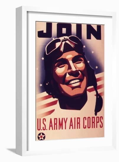 Join U.S. Army Air Corps, 1943-null-Framed Giclee Print