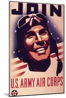 Join U.S. Army Air Corps, 1943-null-Mounted Giclee Print