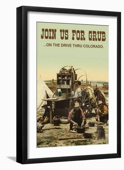 Join Us For Grub-Wilbur Pierce-Framed Art Print