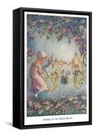 Joining in the Fairy Revel-Hilda T. Miller-Framed Stretched Canvas